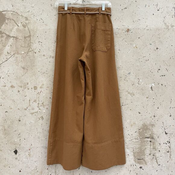 Baum Und Pferdgarten Wide Leg Cotton/Linen Blend Nour Pants 27” - Picture 3 of 6